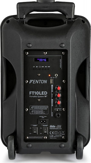 Fenton Ηχείο Karaoke με Ασύρματο Μικρόφωνο και Εφέ Φωτισμού FT10LED 170.091 Μαύρο