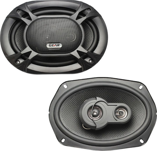 Gear GR-69F3 Σετ Ηχεία Αυτοκινήτου 6x9" (3 Δρόμων)