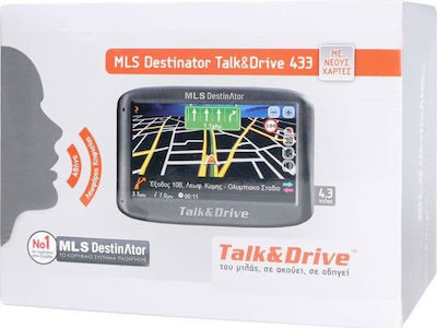 MLS Συσκευή Πλοήγησης GPS Talk&Drive 433 (Greece & Cyprus) με Οθόνη 4.3" USB & Slot pentru card 33.ML.520.194