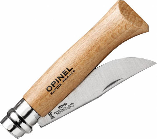 Opinel Νο.08 Σουγιάς με Μηχανισμό Κλειδώματος Καφέ