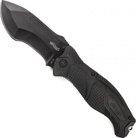 Walther Osk II Pocket Knife Black in Sheath