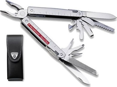 Victorinox Multitool Silber mit Klinge aus Rostfreier Stahl in Scheide