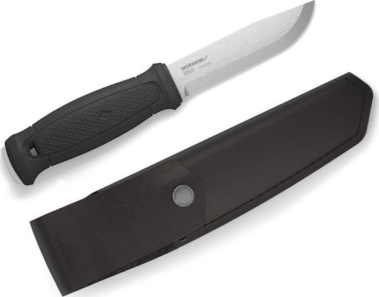 Morakniv Garberg (S) Leather Sheath Μαχαίρι Μαύρο σε Δερμάτινη Θήκη