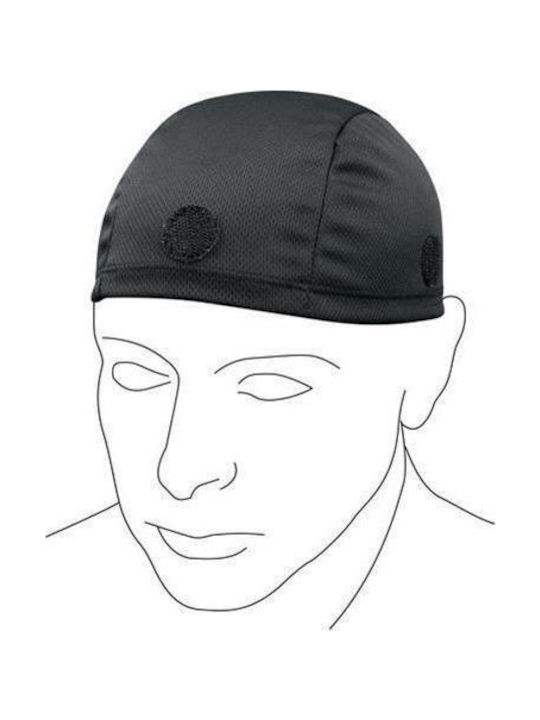 Lampa Head-Cap Κάλυμμα Κεφαλιού Αναβάτη Μοτοσυκλέτας από Πολυεστέρα Μαύρο Χρώμα