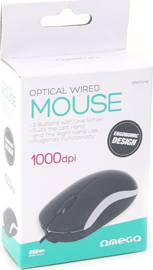OM07V Wired Wired Mouse White