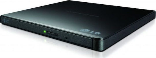 Hitachi-LG Data Storage GP57 Extern Unitate optică Înregistrare/Citire DVD/CD pentru Desktop / Laptop Negru