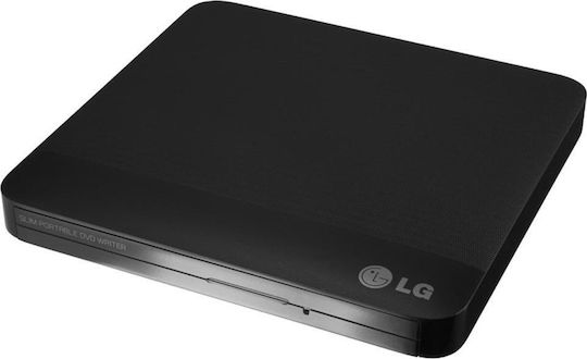 Hitachi-LG Data Storage GP57 Extern Unitate optică Înregistrare/Citire DVD/CD pentru Desktop / Laptop Negru
