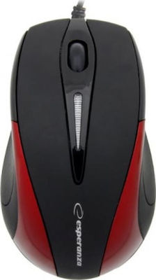 Esperanza Sirius Wired Mouse Red