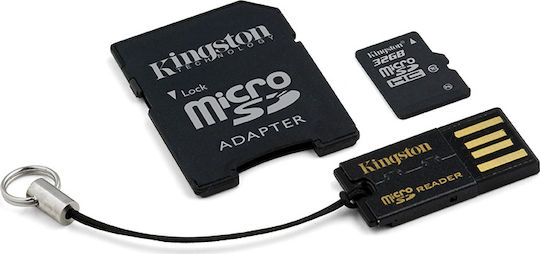 Kingston Canvas Select microSDHC 32GB U1 V10 A1 UHS-I 80MB/s με αντάπτορα