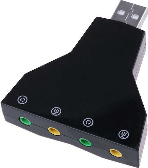 Powertech Външна USB Звукова карта 7.1 CAB-U037