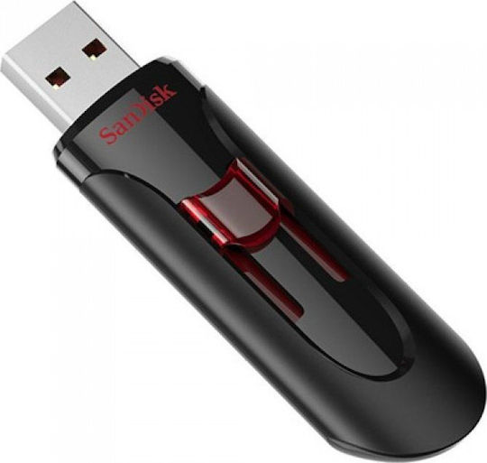 Sandisk Cruzer Glide 64GB USB 3.0 Stick Schwarz