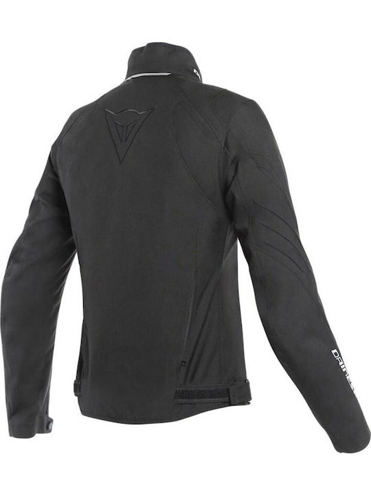 Dainese Laguna Seca 3 D-Dry Lady Winter Damen Motorradjacke Wasserdicht Schwarz