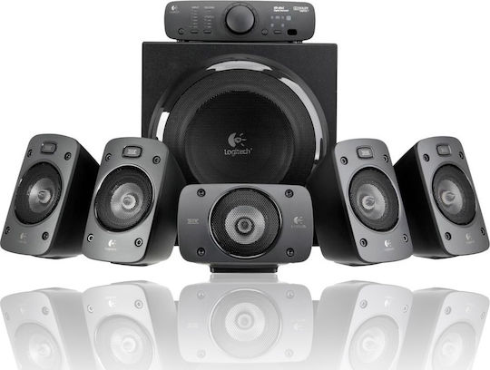 Logitech Z906 Компютърни тонколони 5.1 с мощност 500W в Черен цвят