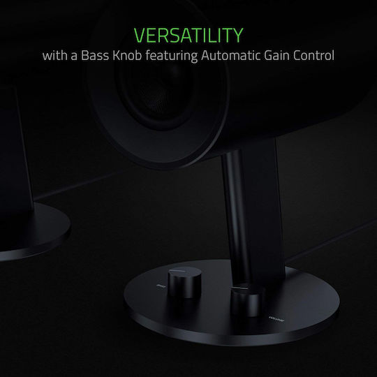 Razer Nommo Computerlautsprecher 2.0 in Schwarz Farbe