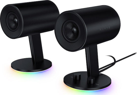 Razer Nommo Computerlautsprecher 2.0 in Schwarz Farbe