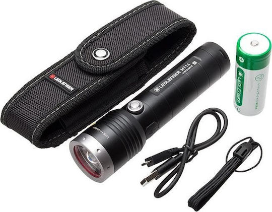 LedLenser Επαναφορτιζόμενος Φακός LED IPX4 με Μέγιστη Φωτεινότητα 1000lm MT14