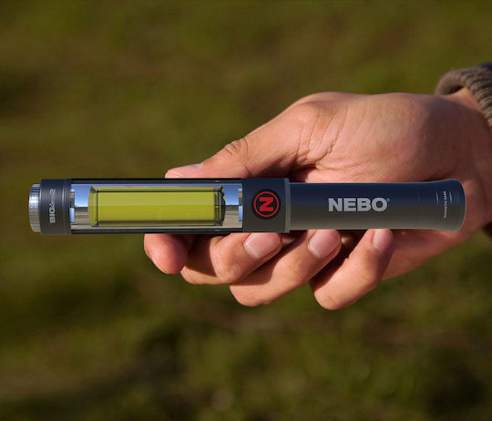 Nebo Battery Workshop Light LED Dual Function with Brightness up to 500lm Big Larry 2 6737 Black
