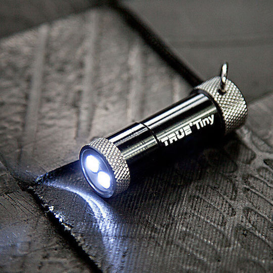 True Utility Schlüsselanhänger-Taschenlampe LED Schwarz