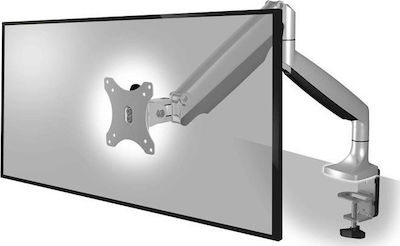 Icy Box Suport Birou Monitor până la 32" cu Braț Argint (IB-MS503-T)