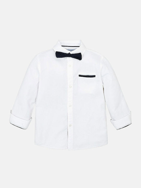 Mayoral Kids One Color Shirt White