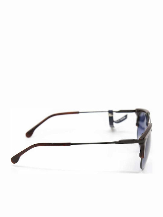 Lozza Men's Sunglasses with Silver Frame and Blue Gradient Lens SL2279M 0627