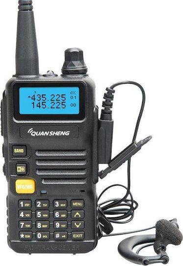 Quansheng TG-UVR50 UHF/VHF Wireless Transceiver 6W Black