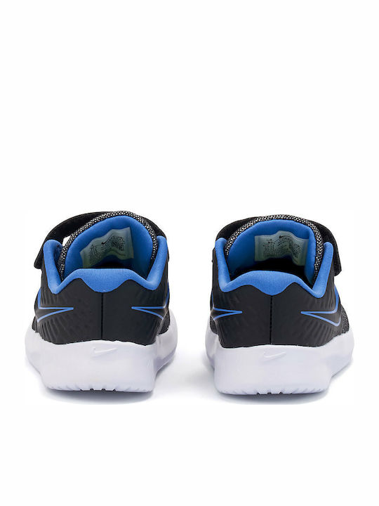 Star Runner 2 Glitter Incaltaminte Sport Copii Alergare Cu Închidere Hoop & Loop Negru