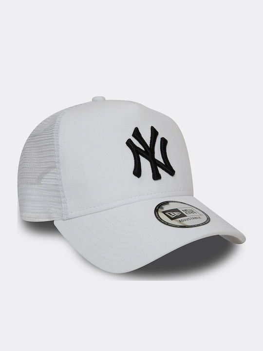 Essential A Frame Men's Trucker Cap White