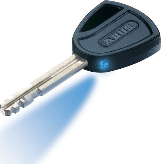 Abus Granit Detecto X Plus 8008 Motorcycle Disc Brake Lock with Alarm & 16mm Pin in Gray
