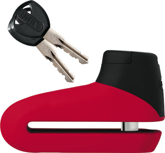 Abus Provogue 300 Motorcycle Disc Brake Lock with 10mm Pin in Red