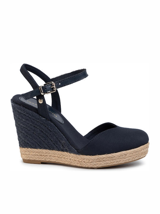 Platforme Dama Tip Espadrile Albastru Marin