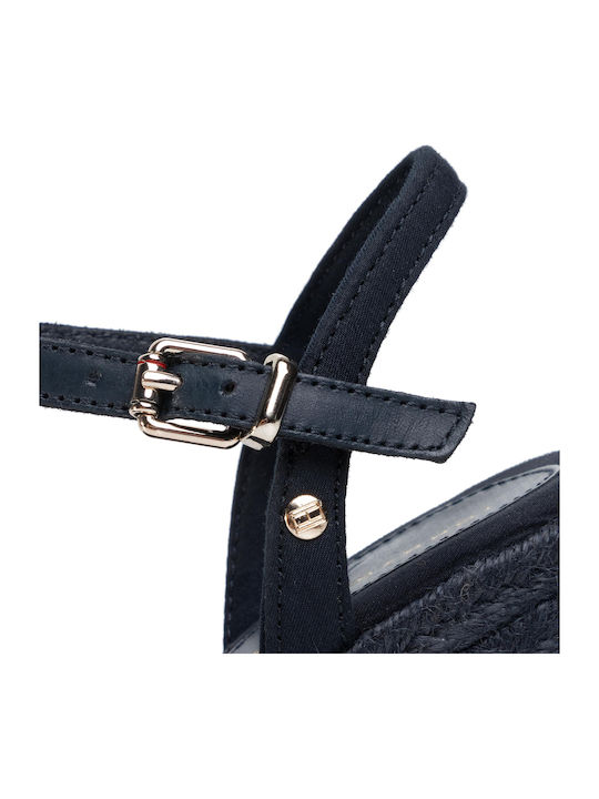 Platforme Dama Tip Espadrile Albastru Marin
