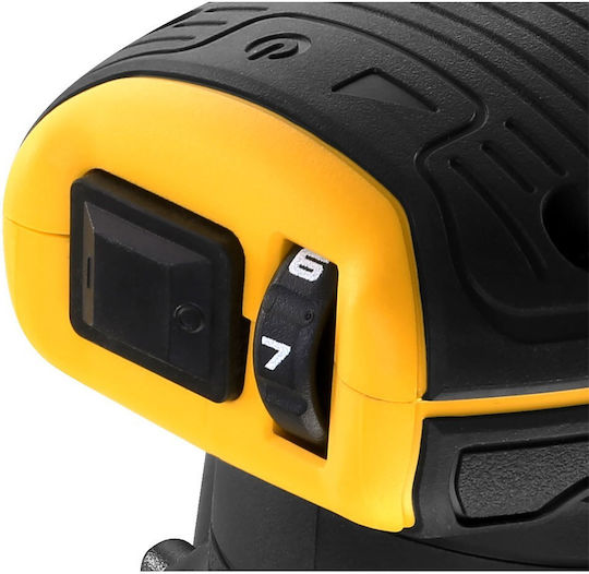 DEWALT -XJ Έκκεντρο Τριβείο 125mm Μπαταρίας 18V Solo με Ρύθμιση Ταχύτητας και με Σύστημα Αναρρόφησης