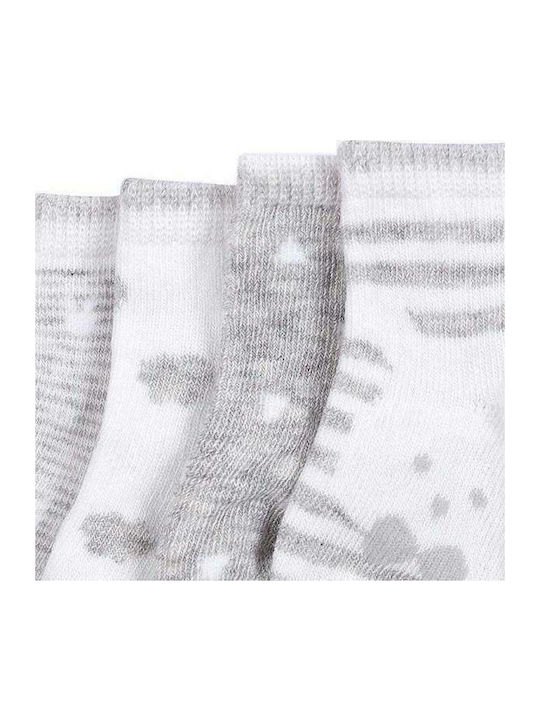 Mayoral Kids Ankle Socks Gray 4 Pair