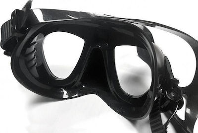 CressiSub Μάσκα Θαλάσσης Σιλικόνης Calibro σε Μαύρο χρώμα