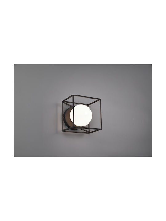 Trio Lighting Gabbia Lamp Wall Black 14.5x14.5x13cm Trio Lighting Gabbia Lamp Wall Black 14.5x14.5x13cm