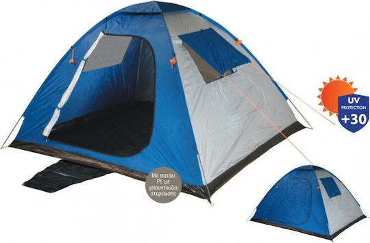 Panda Superdome Summer Fishing Igloo Blue Camping Tent for 6 People 280x240x175cm