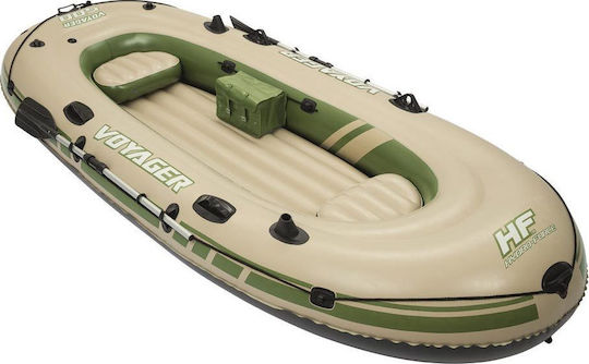 Bestway Voyager 500 Inflatable Boat for 3 Adults Green with 2 Paddles 348x142cm
