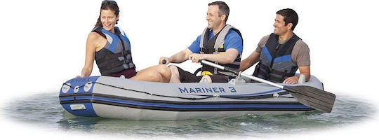 Intex Mariner 3 Inflatable Boat For 3 Adults Blue with 2 Paddles and Pump 297x127cm