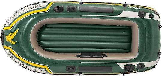 Intex Seahawk 2 Aufblasbares Boot Für Erwachsene 2 Personen Grüne mit Paddeln & Pumpe 236x114cm
