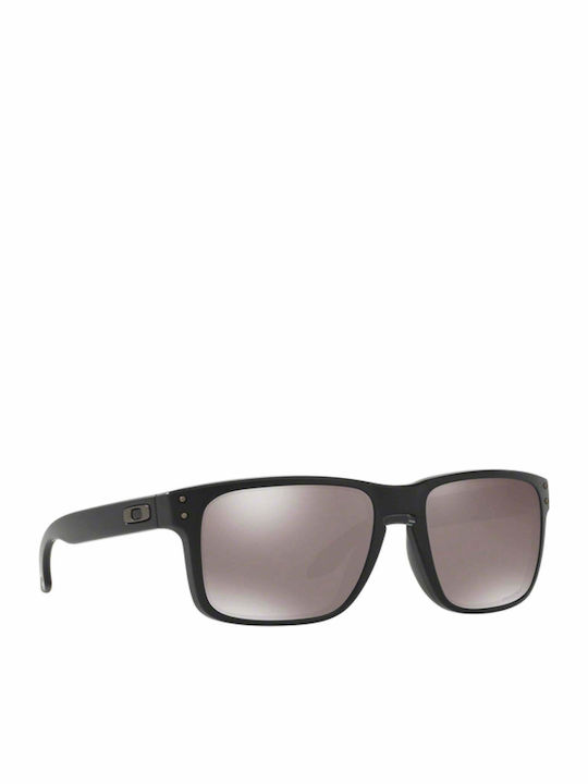 Oakley Holbrook Men's Sunglasses with Black Plastic Frame and Black Polarized Mirror Lens OO9102-D6