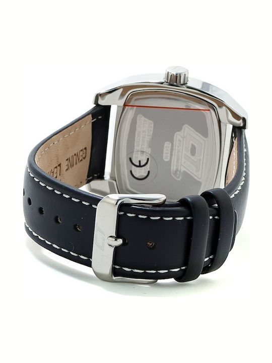 Chronotech Watch Battery with Leather Strap