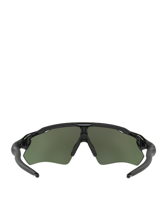 Oakley Radar Ev Path Ανδρικά Γυαλιά Ηλίου με Μαύρο Κοκκάλινο Σκελετό και Μαύρο Καθρέφτη Φακό OO9208-52