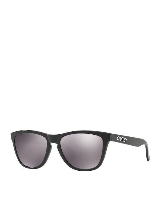 Oakley Frogskins Men's Sunglasses with Black Plastic Frame and Black Mirror Lens OO9013-C4