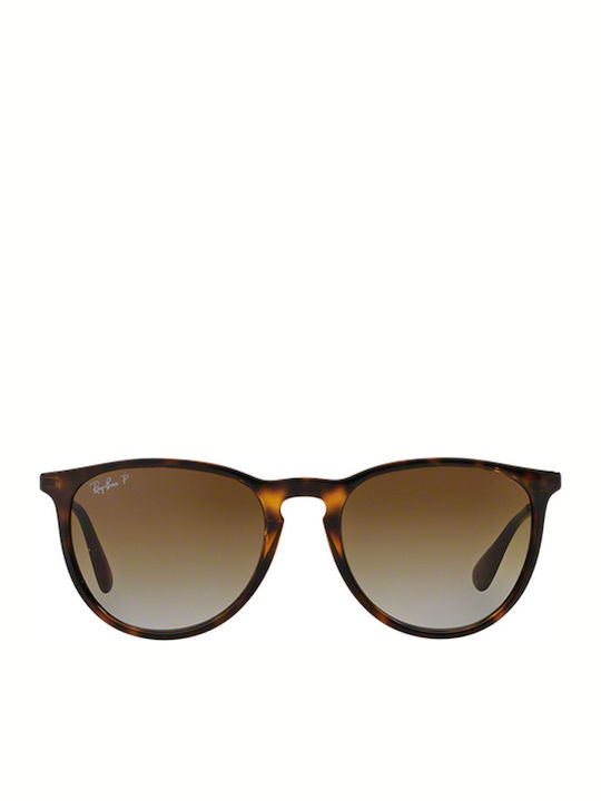 Ray Ban Erika Women's Sunglasses with Brown Tartaruga Frame and Brown Gradient Lens RB4171 710/T5