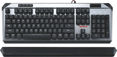 Viper V765 Gaming Tastatură mecanică cu Kailh Box roșu switch-uri și iluminare RGB (Engleză UK) Argint