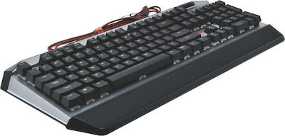 Viper V765 Gaming Tastatură mecanică cu Kailh Box roșu switch-uri și iluminare RGB (Engleză UK) Argint