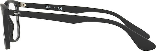 Ray Ban Kunststoff Brillenrahmen Schwarz RB7074 5364