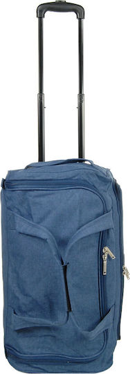 Airtex Paris Sack Voyage 100lt Blue with Wheels Fabric L73xW36xH38cm
