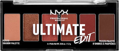 Nyx Professional Makeup Ultimate Edit Petite Eye Shadow Palette in Solid Form 01 Warm Neutrals 7.2gr